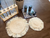 Handmade Sustainable White Placemats, Eco-Friendly Placemats