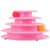 Cat Track Tower Toys 4-Layer Ball Track Interactive Cat Toys