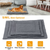 Dog Bed Mat Comfortable Fleece Pet Dog Crate Carpet Reversible Pad 
