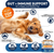 2 Pack Probiotics for Dogs 340 Dog Probiotics Chews Digestive Enzymes & Prebiotics Support Gut Health Diarrhea Gas & Constipation Relief Itchy Skin Al