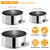 Stainless Steel Dog Bowl Pets Hanging Food Bowl 