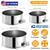 Stainless Steel Dog Bowl Pets Hanging Food Bowl