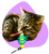 Oral Care Floss & Treat Toothbrush Toy