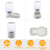 3.5L/1gal Pet Feeder Self-Dispensing Gravity Pets Food Dispenser 