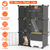 3 Tier Cat Cage Indoor with Litter Box Hammock Detachable Metal 