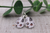 Hot Cocoa || Glass Teardrop French Lever Earrings