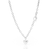 AMIEE SILVER HEART TOGGLE CHAIN NECKLACE