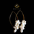 Pearly Cluster Hoop Oval - Chandelier/Dangle