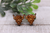Highland Cows || 12mm Glass Stud Earrings