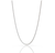 BILLIE THIN SILVER ROPE CHAIN NECKLACE