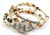 Love In Braille Microcrystalline Quartz Wrap Agate Stone Bracelet