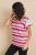 Storyline Striped Ruffle Sleeve Top
