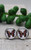 Butterfly Autism Awareness || Glass Stud Earrings || Hypoallergenic