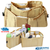 2pcs Handbag Organizer Insert Purse Organizer Multi-pockets Inner Bag 