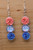 Coral || Dangle Earrings || Hypoallergenic