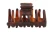 Flat Tubular Rake Hair Claw