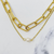 Chain And Pearl Duo Bracelet
