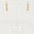 Golden Dots Hoop Earrings