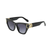 Large Cateye Design with Brilliant Gold Color Accent Arms