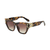 Large Cateye Design with Brilliant Gold Color Accent Arms