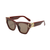 Large Cateye Design with Brilliant Gold Color Accent Arms