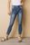 Button Fly Skinny Jeans with Pockets