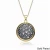 Collette Z Rose or Gold-plated Silver Cubic Zirconia Round Necklace