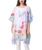 Bird V-Neck Floral Tunic