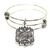 Wife Victorian Scroll Triple Style Bangle Bracelet