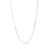 FAYE NECKLACE -THIN SILVER CHAIN NECKLACE