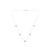 Sterling Silver Diamond Station Necklace (1/2 cttw, I-J Color, I1-I2 Clarity)