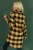 Let's Be Friends Plaid Button Tunic