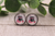Coffee Lover  Glass Stud Earrings