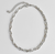 GEMMA SILVER ROPE CHAIN NECKLACE