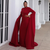 Elegant Dress With Flared Sleeves