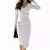 Button Ruched V-Neck Party Grown