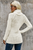 Buttoned Wrap Turtleneck Sweater