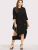 Blouse Hollow Out Turn-Down Collar