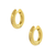 FELICE GOLD CHUNKY SMALL HOOP EARRINGS