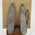 Large Thin Teardrop - Castle Stone Stain - Lightweight Earrings - Handmade