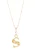 14K Gold Plated Letter Charm Necklace