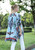 Fall/Winter Cashmere-Wool Blend Geometric Imagination Ruana