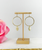 Small Brushed Gold Hoop Earrings 