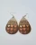 "Be Kind" Color Block Double Sided Earrings