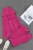 Ribbed Knit Cropped Hoodie and Jogger Set