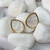 Golden Shell Stud Earrings