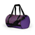 Purple Swiggle Print Print Gym Bag