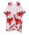 Peony Border Accent Kimono