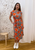Caftan in Cotton Crepe