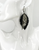 Genuine  Snake Leather Dangle Earrings